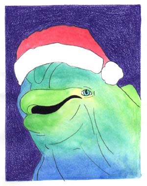 Christmas Dolphin
